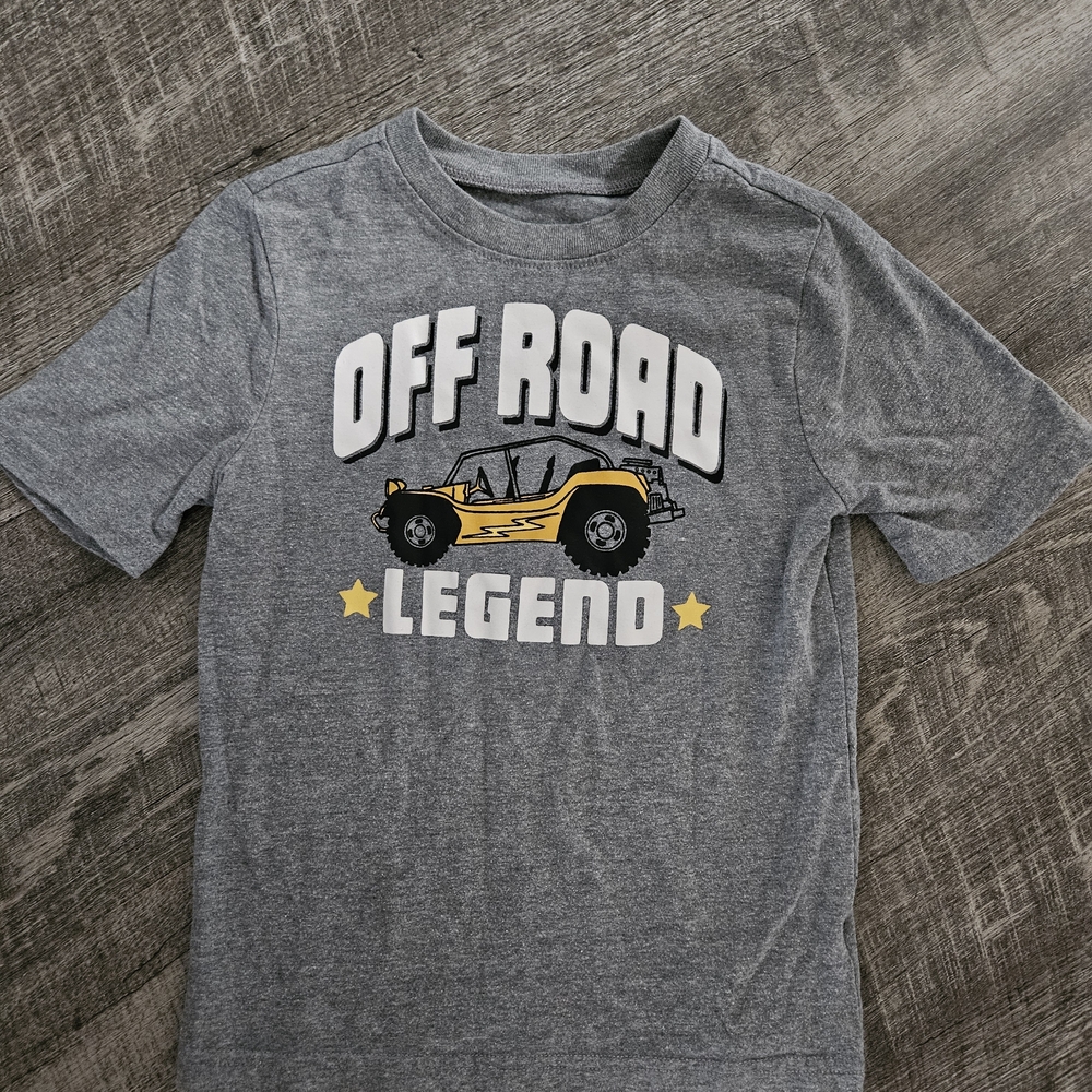 Gray Off Road Legend Kids T-Shirt